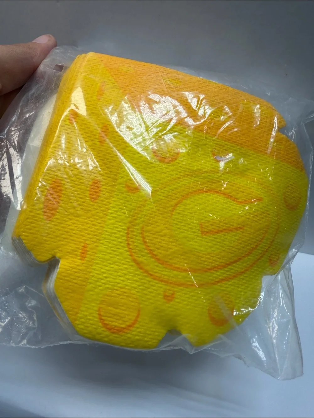 Vintage 1997 Green Bay Packers Cheesehead Napkins 16 Count Hallmark NFL